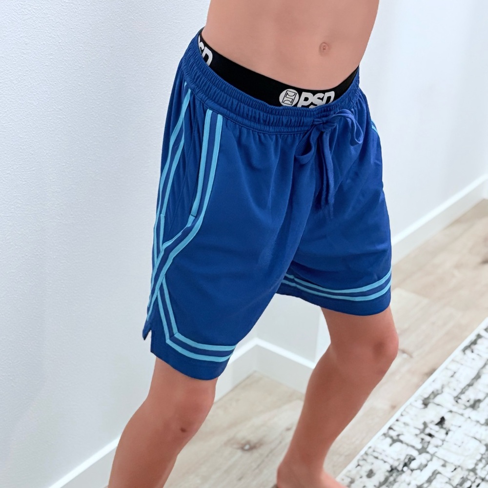 NWT [Nike] Fly Crossover 5" Blue Drawstring Basketball Shorts Unisex S M or L - Picture 3 of 9